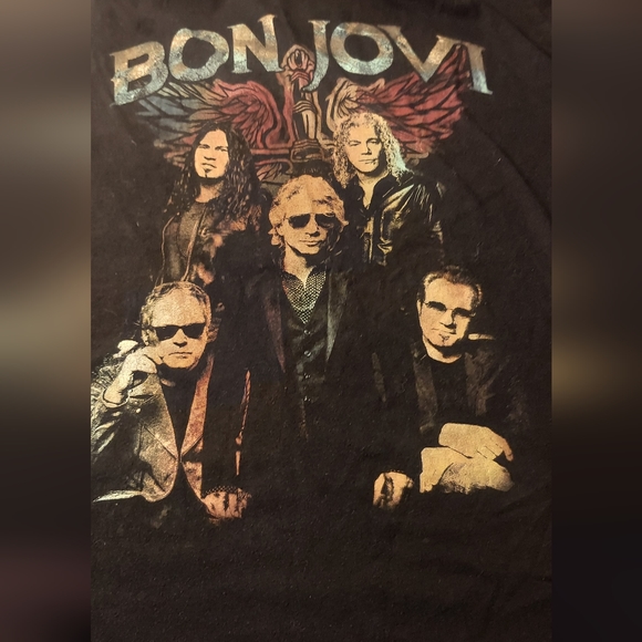 Source Unknown Other - Bon Jovi Concert Tee ,L